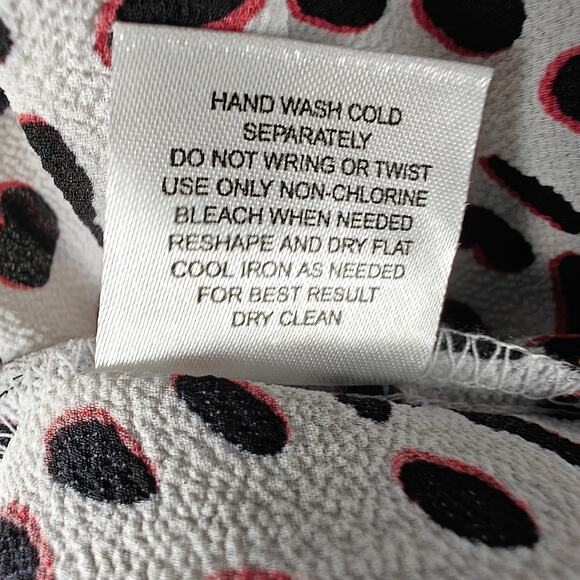 Hippie Rose White Black Leopard Print Blouse Top XL New - Picture 7 of 8